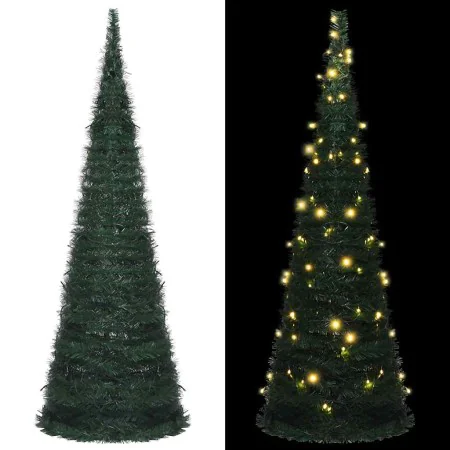Árbol de Navidad emergente preiluminado con luces verde 180 cm by , Christmas trees - Ref: Foro24-321524, Price: 64,17 €, Dis...