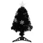 Árbol de Navidad artificial y soporte negro fibra óptica 64 cm by , Christmas trees - Ref: Foro24-328460, Price: 34,98 €, Dis...