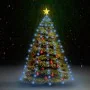 Red de luces de árbol de Navidad 210 LEDs azul 210 cm by , Hoses and string lights - Ref: Foro24-328881, Price: 27,07 €, Disc...
