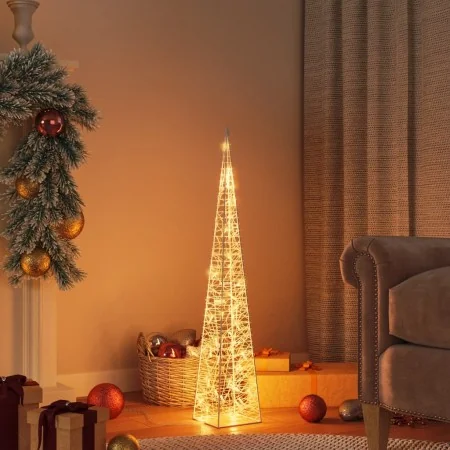Cono de luz LED decorativo acrílico blanco cálido 90 cm de , Luces de Navidad - Ref: Foro24-328959, Precio: 59,23 €, Descuent...