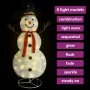 Muñeco de nieve de Navidad con luces LED tela lujosa 180 cm by , Christmas lights - Ref: Foro24-329762, Price: 125,60 €, Disc...