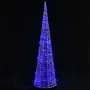 Cono de luz LED de pirámide decorativo acrílico azul 120 cm de , Luces de Navidad - Ref: Foro24-329807, Precio: 70,98 €, Desc...