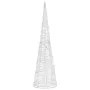 Cono de luz LED de pirámide decorativo acrílico azul 120 cm de , Luces de Navidad - Ref: Foro24-329807, Precio: 70,98 €, Desc...