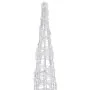 Cono de luz LED de pirámide decorativo acrílico azul 120 cm de , Luces de Navidad - Ref: Foro24-329807, Precio: 70,98 €, Desc...