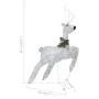 Renos y trineo de Navidad de exterior con 100 LED plateado de , Luces de Navidad - Ref: Foro24-329832, Precio: 94,83 €, Descu...