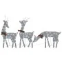 Familia renos de Navidad malla blanco frío plateado 270x7x90 cm de , Luces de Navidad - Ref: Foro24-342677, Precio: 71,72 €, ...