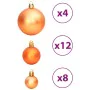 Bolas de Navidad 100 unidades marrón 3 / 4 / 6 cm by , Festive decorations - Ref: Foro24-356099, Price: 22,32 €, Discount: %