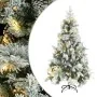 Árbol de Navidad con nieve, luces LED y piñas PVC y PE 195 cm by , Christmas trees - Ref: Foro24-3094561, Price: 251,47 €, Di...
