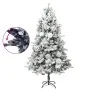 Árbol de Navidad con nieve, luces LED y piñas PVC y PE 195 cm by , Christmas trees - Ref: Foro24-3094561, Price: 251,47 €, Di...