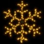 Figura de Navidad de copo de nieve con LED 3 piezas 59x59 cm de , Luces de Navidad - Ref: Foro24-3154292, Precio: 104,42 €, D...