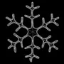 Figura de Navidad de copo de nieve con LED 3 piezas 59x59 cm de , Luces de Navidad - Ref: Foro24-3154292, Precio: 104,42 €, D...