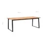 Set comedor jardín 9 pzas ratán sintético y madera acacia gris von , Gartensets - Ref: Foro24-46009, Preis: 851,15 €, Rabatt: %