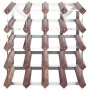 Botellero para 20 botellas madera maciza de pino marrón by , Wine racks - Ref: Foro24-340892, Price: 59,87 €, Discount: %