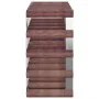 Botellero para 20 botellas madera maciza de pino marrón by , Wine racks - Ref: Foro24-340892, Price: 59,87 €, Discount: %