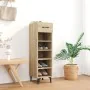 Mueble zapatero madera contrachapada roble Sonoma 30x35x105 cm von , Schuhregale und Schuhorganisatoren - Ref: Foro24-812810,...
