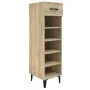 Mueble zapatero madera contrachapada roble Sonoma 30x35x105 cm von , Schuhregale und Schuhorganisatoren - Ref: Foro24-812810,...