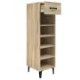 Mueble zapatero madera contrachapada roble Sonoma 30x35x105 cm von , Schuhregale und Schuhorganisatoren - Ref: Foro24-812810,...