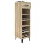 Mueble zapatero madera contrachapada roble Sonoma 30x35x105 cm von , Schuhregale und Schuhorganisatoren - Ref: Foro24-812810,...