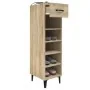 Mueble zapatero madera contrachapada roble Sonoma 30x35x105 cm von , Schuhregale und Schuhorganisatoren - Ref: Foro24-812810,...