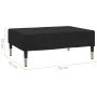 Reposapiés de terciopelo negro 78x56x32 cm by , Ottomans - Ref: Foro24-337704, Price: 87,91 €, Discount: %