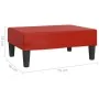 Reposapiés de cuero sintético rojo vino tinto 78x56x32 cm von , Osmanen - Ref: Foro24-337712, Preis: 51,04 €, Rabatt: %