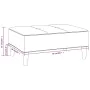 Reposapiés de tela verde 78x56x32 cm von , Osmanen - Ref: Foro24-337752, Preis: 53,82 €, Rabatt: %