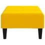 Reposapiés de terciopelo amarillo 78x56x32 cm by , Ottomans - Ref: Foro24-337765, Price: 57,46 €, Discount: %