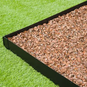 Nature Borduras de jardín 3 uds acero negro 91,4x10,2 cm de , Ribetes y bordes para jardín - Ref: Foro24-446394, Precio: 39,5...