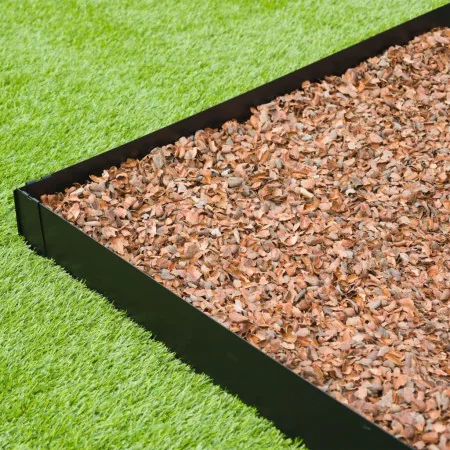 Nature Borduras de jardín 3 uds acero negro 91,4x10,2 cm de , Ribetes y bordes para jardín - Ref: Foro24-446394, Precio: 39,4...