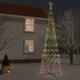 Árbol de Navidad cónico 3000 LED de colores 230x800 cm by , Christmas trees - Ref: Foro24-343516, Price: 155,46 €, Discount: %