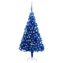 Árbol de Navidad preiluminado con luces y bolas azul 180 cm de , Arboles de navidad - Ref: Foro24-3077681, Precio: 60,44 €, D...