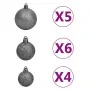 Árbol de Navidad preiluminado con luces y bolas azul 180 cm de , Arboles de navidad - Ref: Foro24-3077681, Precio: 60,44 €, D...