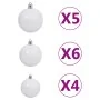 Árbol de Navidad preiluminado con luces y bolas azul 180 cm de , Arboles de navidad - Ref: Foro24-3077681, Precio: 60,44 €, D...