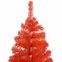 Árbol de Navidad preiluminado con luces y bolas rojo 150 cm by , Christmas trees - Ref: Foro24-3077513, Price: 63,00 €, Disco...