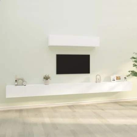Set de muebles para TV 6 piezas madera contrachapada blanco von , TV-Möbel - Ref: Foro24-3114606, Preis: 346,13 €, Rabatt: %