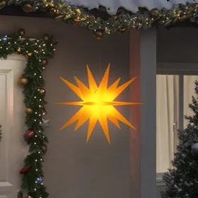 Lámpara de Navidad con LED plegable amarilla 100 cm by , Christmas lights - Ref: Foro24-356195, Price: 73,93 €, Discount: %