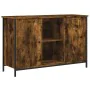 Mueble de TV madera de ingeniería roble ahumado 100x35x65 cm by , TV Furniture - Ref: Foro24-832780, Price: 85,83 €, Discount: %