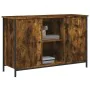 Mueble de TV madera de ingeniería roble ahumado 100x35x65 cm by , TV Furniture - Ref: Foro24-832780, Price: 85,83 €, Discount: %