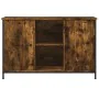 Mueble de TV madera de ingeniería roble ahumado 100x35x65 cm by , TV Furniture - Ref: Foro24-832780, Price: 85,83 €, Discount: %
