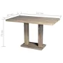 Mesa de salón comedor rectangular de MDF apariencia de roble by , Kitchen and dining tables - Ref: Foro24-241316, Price: 237,...
