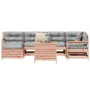 Juego de sofás de jardín 7 pzas madera maciza de abeto Douglas by , Garden sets - Ref: Foro24-3250986, Price: 449,43 €, Disco...