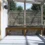 Gartenbank aus massivem Kiefernholz, honigbraun, 203,5 x 44 x 45 cm von vidaXL, Gartenbänke - Ref: Foro24-824021, Preis: 82,8...