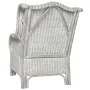 Sofá con cojín ratán natural y lino gris von , Sofas - Ref: Foro24-325464, Preis: 250,14 €, Rabatt: %