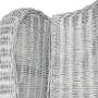 Sofá con cojín ratán natural y lino gris von , Sofas - Ref: Foro24-325464, Preis: 250,14 €, Rabatt: %