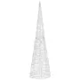 Pirámide decorativa cono acrílico luces LED blanco cálido 120cm von , Weihnachtsbeleuchtung - Ref: Foro24-329805, Preis: 80,5...