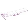 Estante pared madera roble tratada marrón claro 160x30x(2-4) cm von , Regale und Regale - Ref: Foro24-363708, Preis: 78,40 €,...