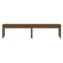 Gartenbank aus massivem Kiefernholz, honigbraun, 203,5 x 44 x 45 cm von vidaXL, Gartenbänke - Ref: Foro24-824021, Preis: 82,8...