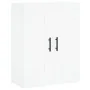 Aparador alto madera contrachapada blanco 69,5x34x180 cm by , Sideboards - Ref: Foro24-3199961, Price: 174,88 €, Discount: %