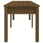 Gartenbank aus massivem Kiefernholz, honigbraun, 203,5 x 44 x 45 cm von vidaXL, Gartenbänke - Ref: Foro24-824021, Preis: 82,8...