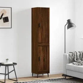 Aparador alto madera contrachapada roble marrón 34,5x34x180 cm von , Sideboards - Ref: Foro24-3199128, Preis: 119,77 €, Rabat...